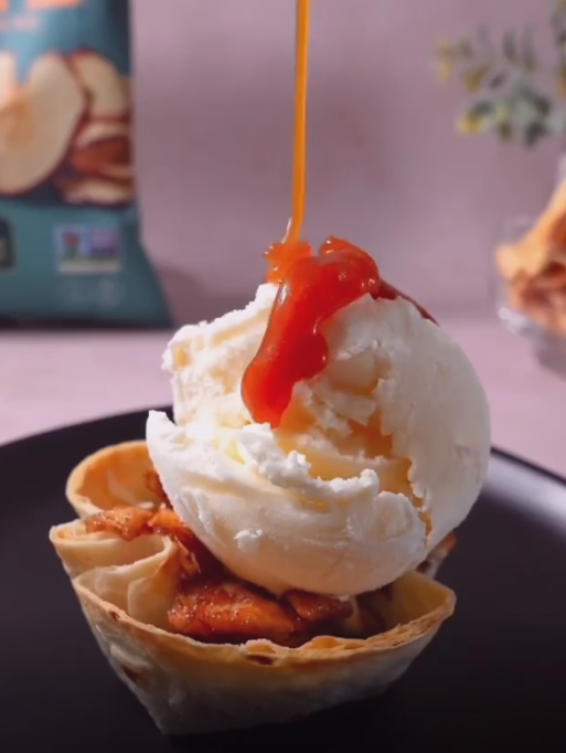 Apple Pie Ice Cream Cups