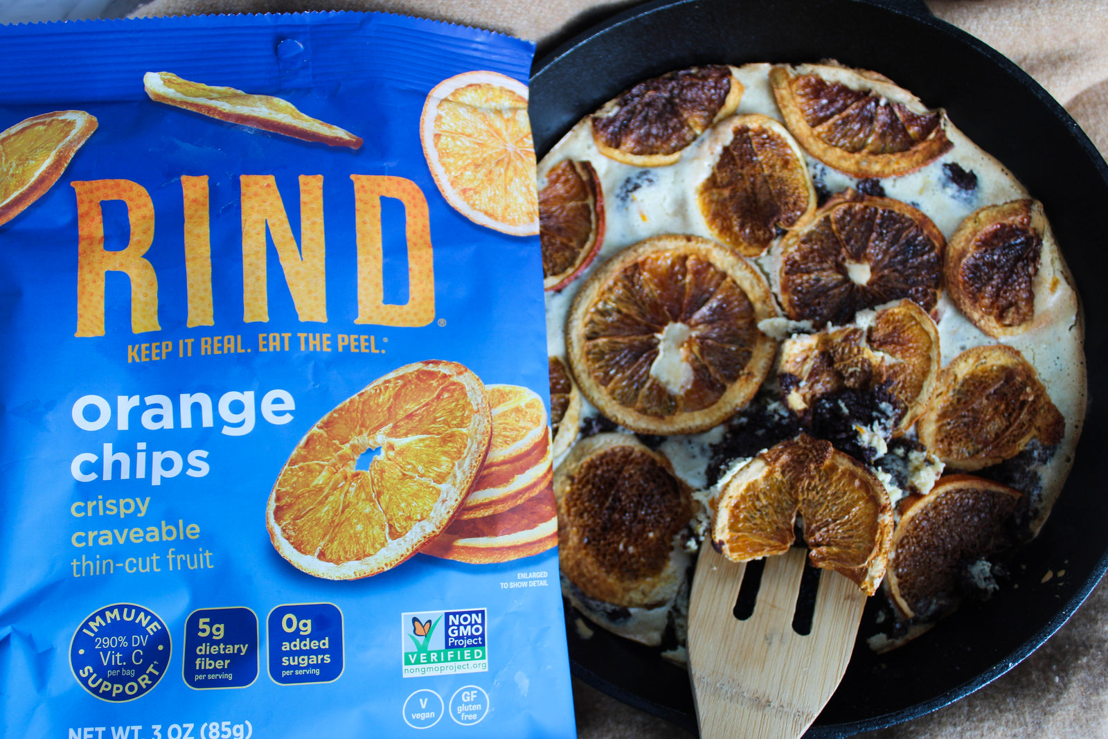 Orange Cream Swirl Brownies