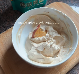 Maple Spice Greek Yogurt Dip