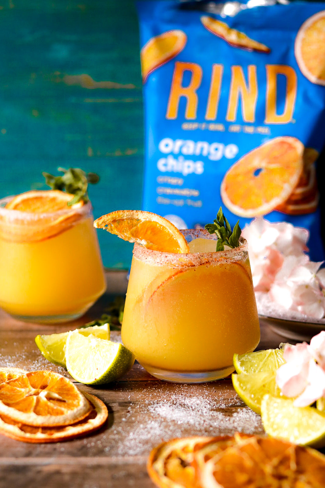 Sparkling Ginger Citrus Kombucha Mocktail