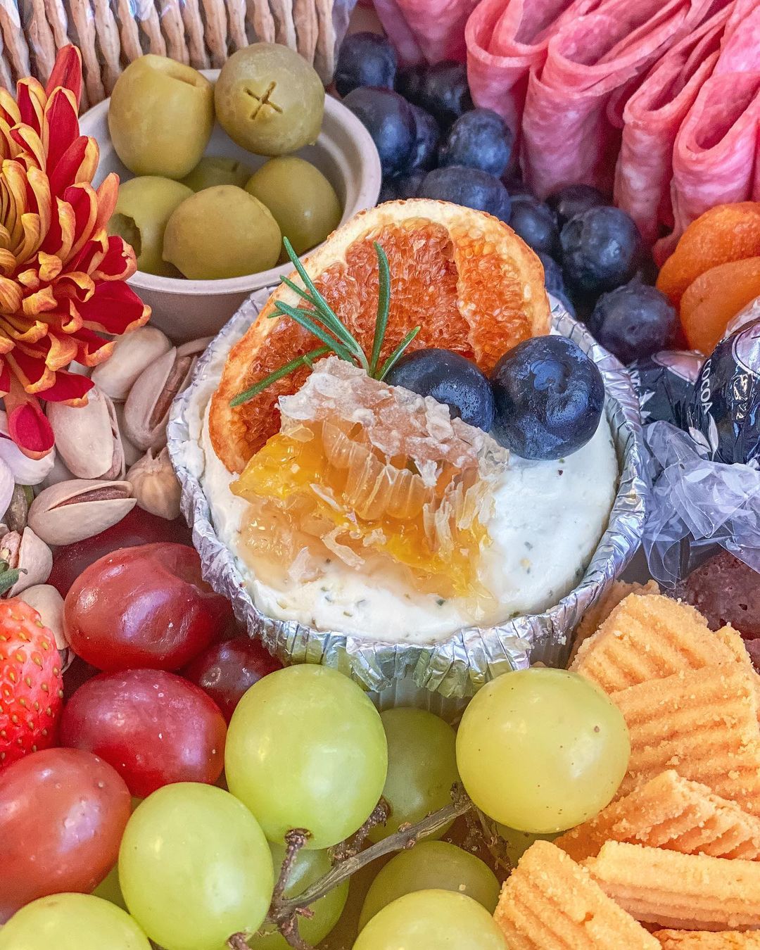 Soft Cheese Charcuterie Spread