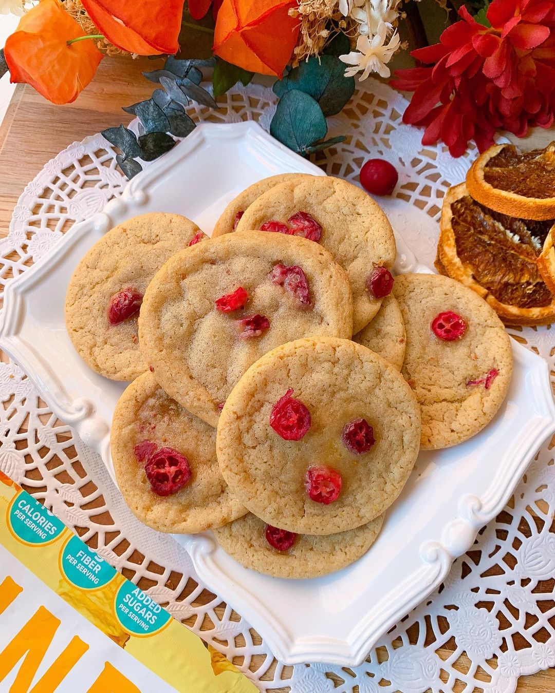 Orange Cranberry Cookies