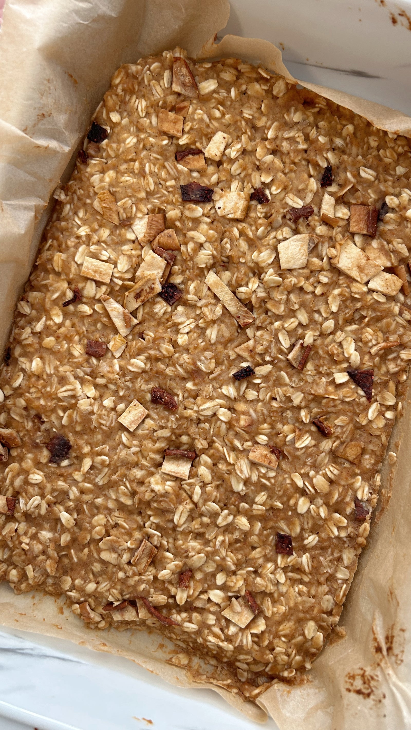 Chewy Apple Oat Bars