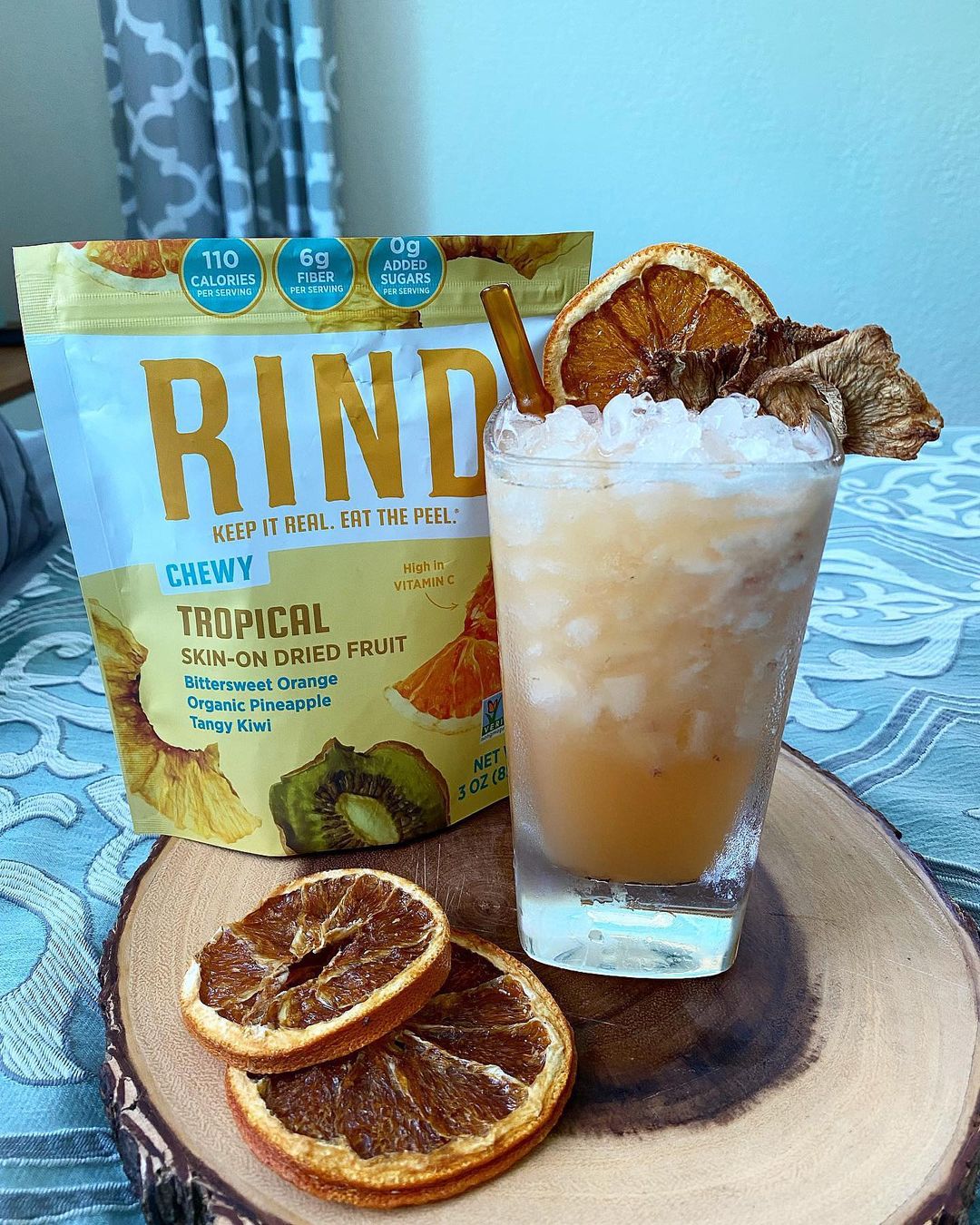 Tropical A-Peel Cocktail