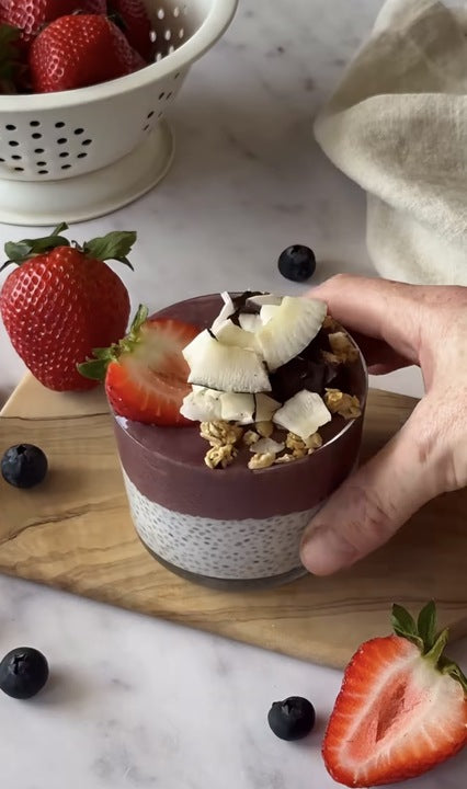 Acai Chia Pudding Parfait