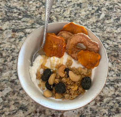 Fall Fruit & Nut Yogurt Bowl