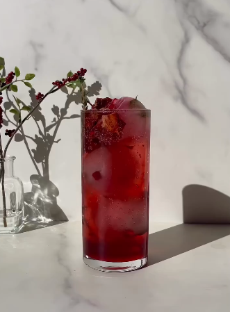 Cranberry Pom Sparkling Drink