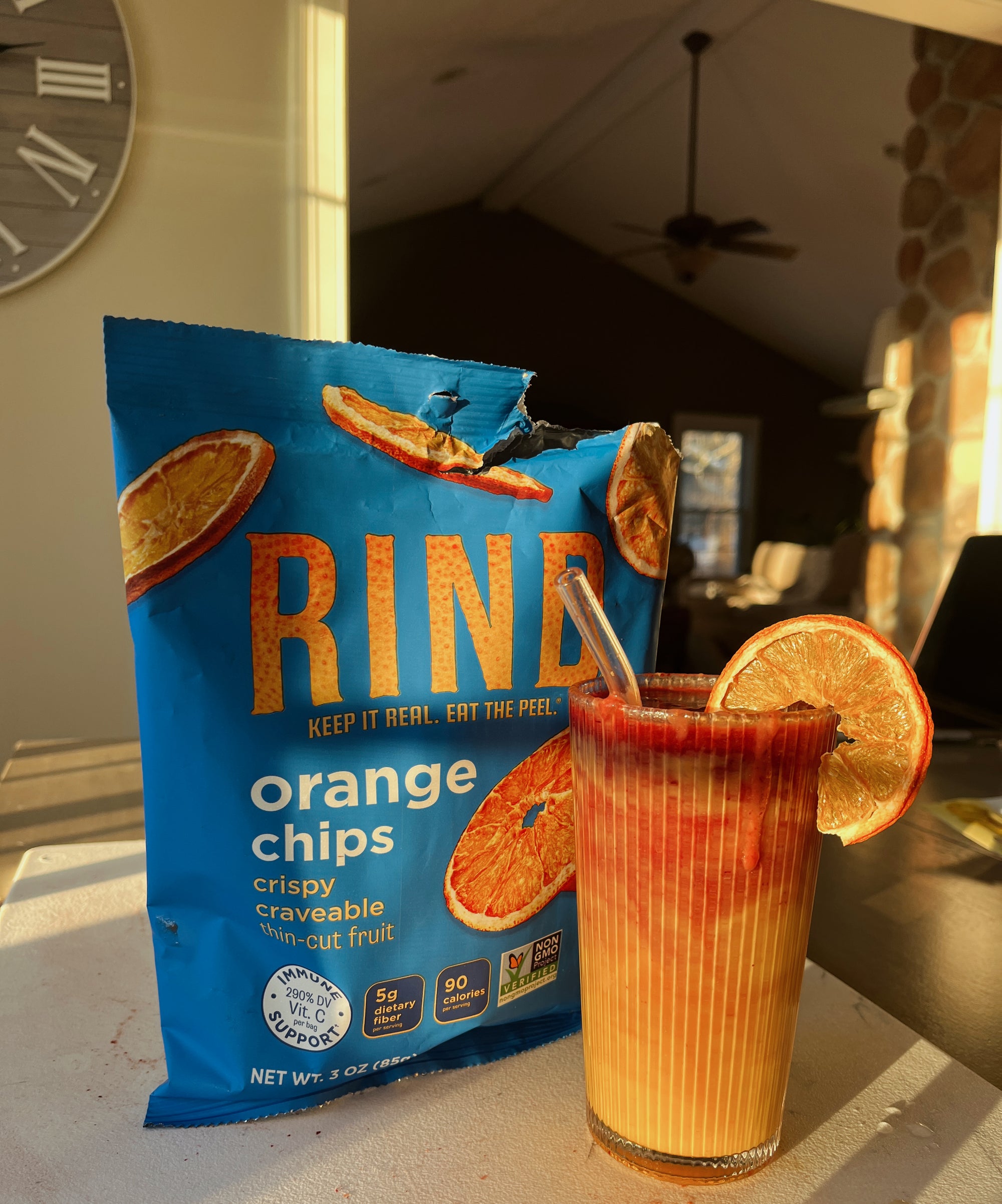 Orange Frozen Mocktail