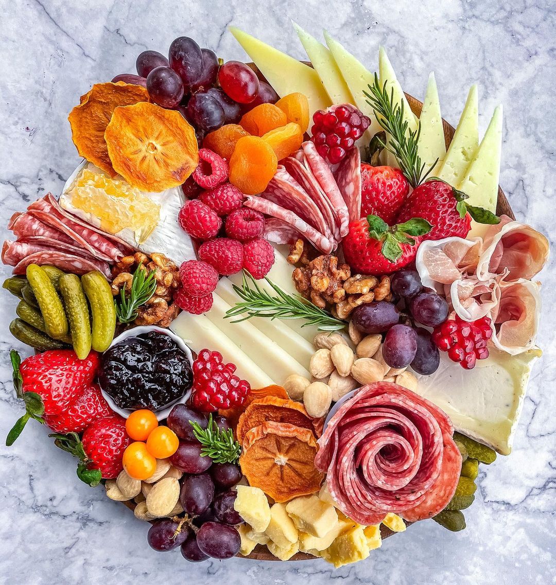 Salami Rose Charcuterie Board
