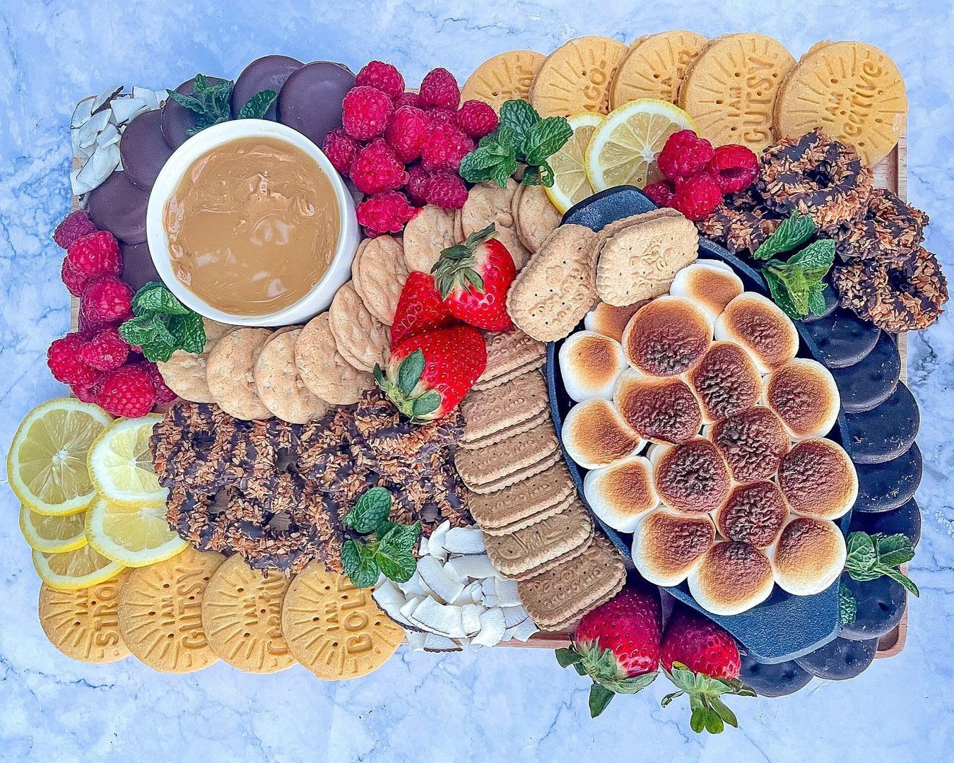 Girl Scout Cookie Charcuterie Board