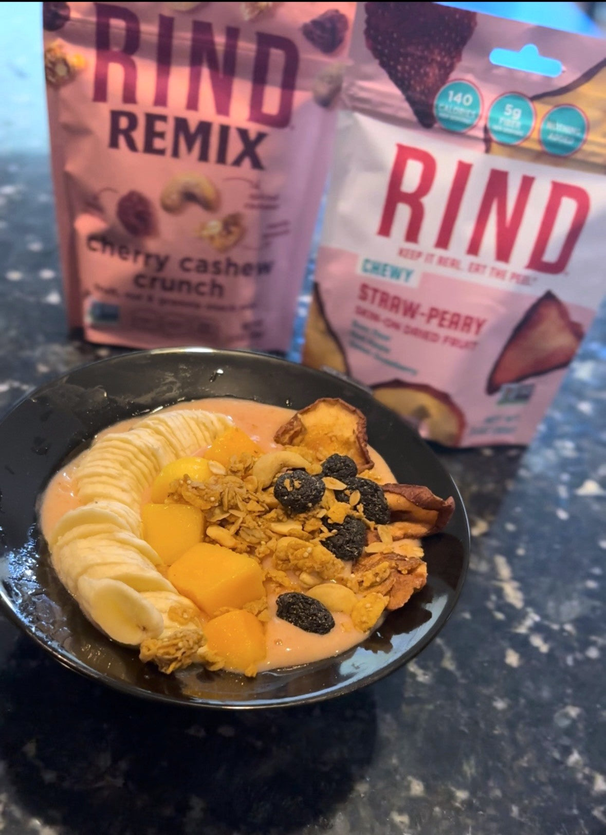 Strawberry Banana Smoothie Bowl
