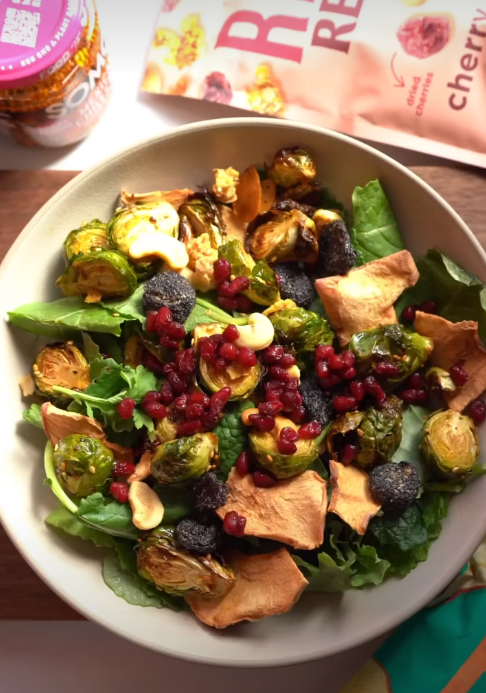 Kale & Brussels Sprouts Salad