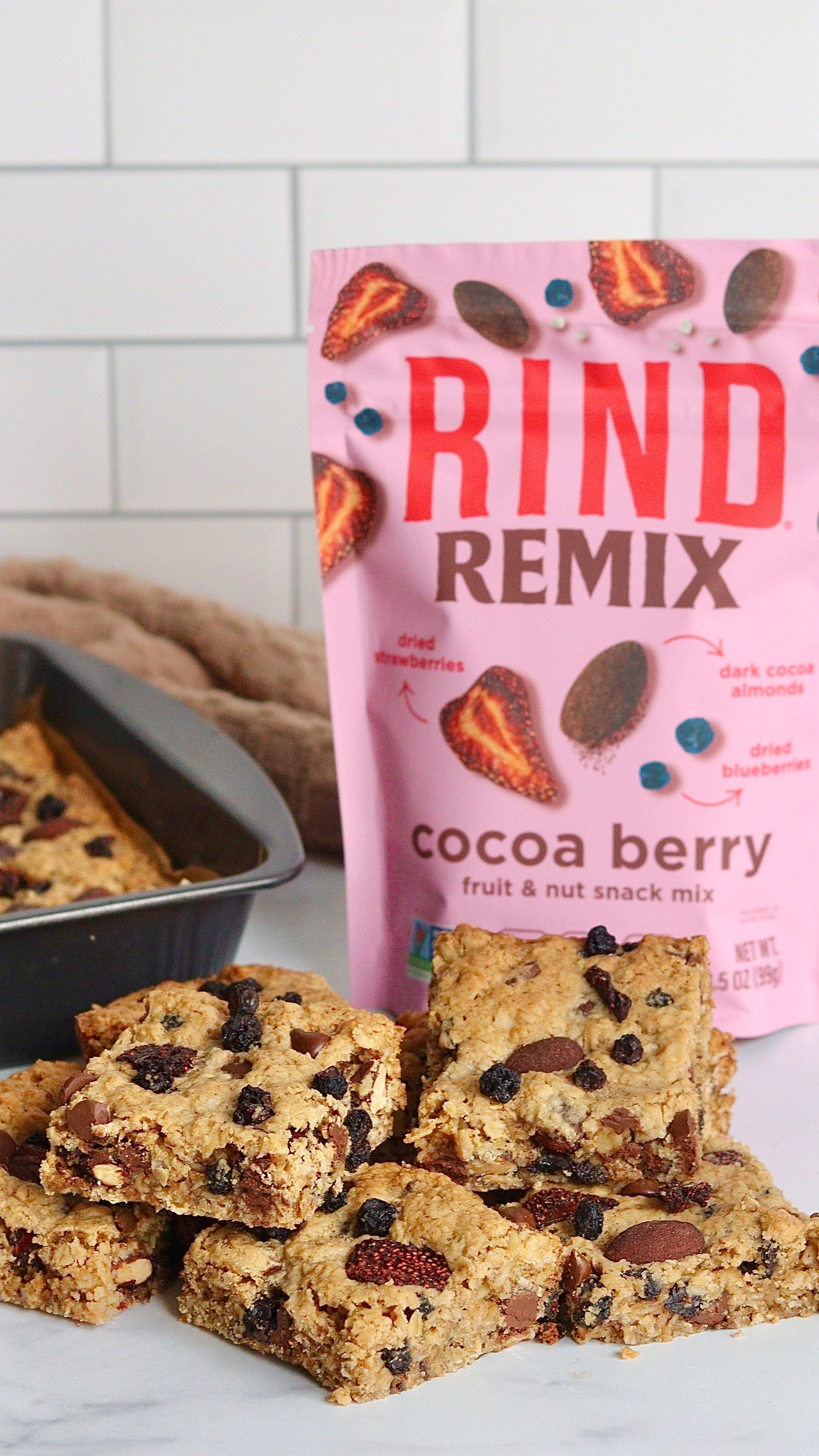 Cocoa Berry Oatmeal Bars