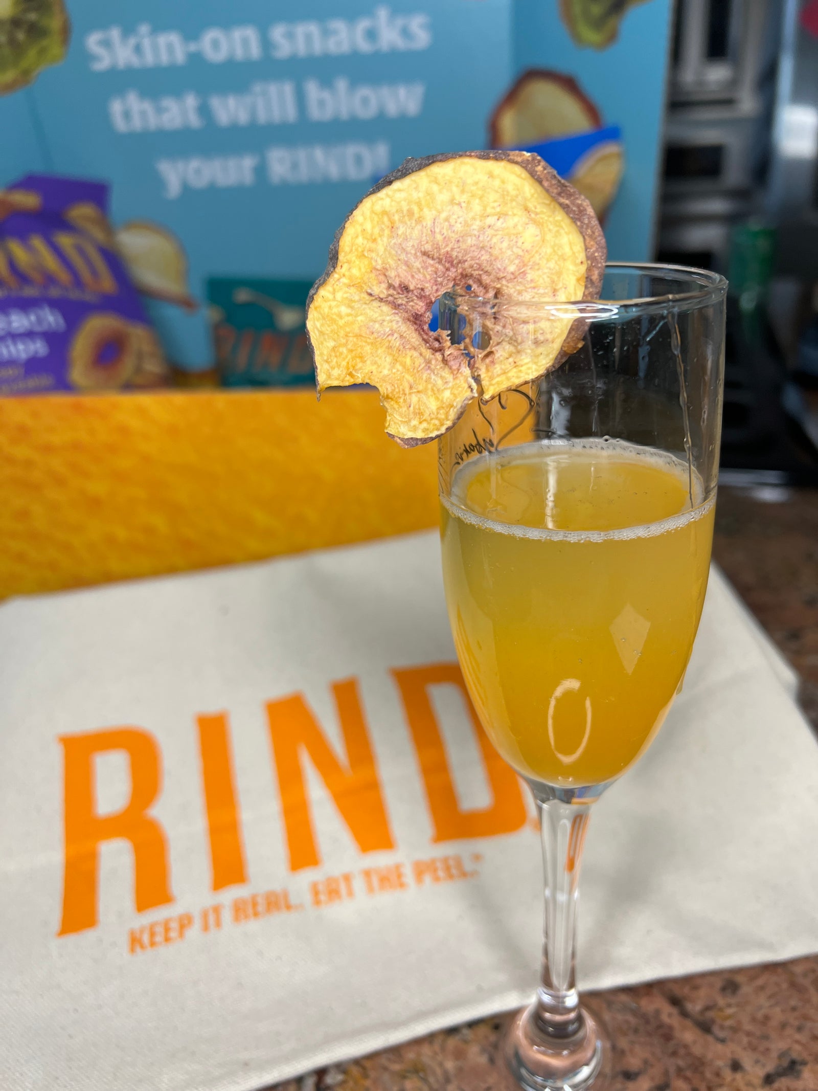 Peach Bellini Mocktail