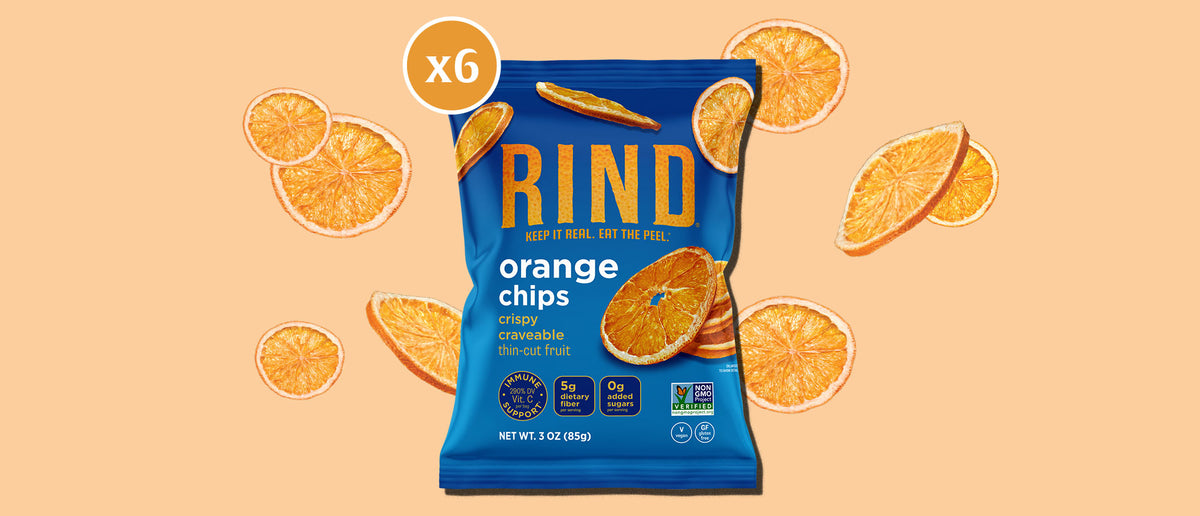 Orange Chips Landing Page RIND Snacks, Inc