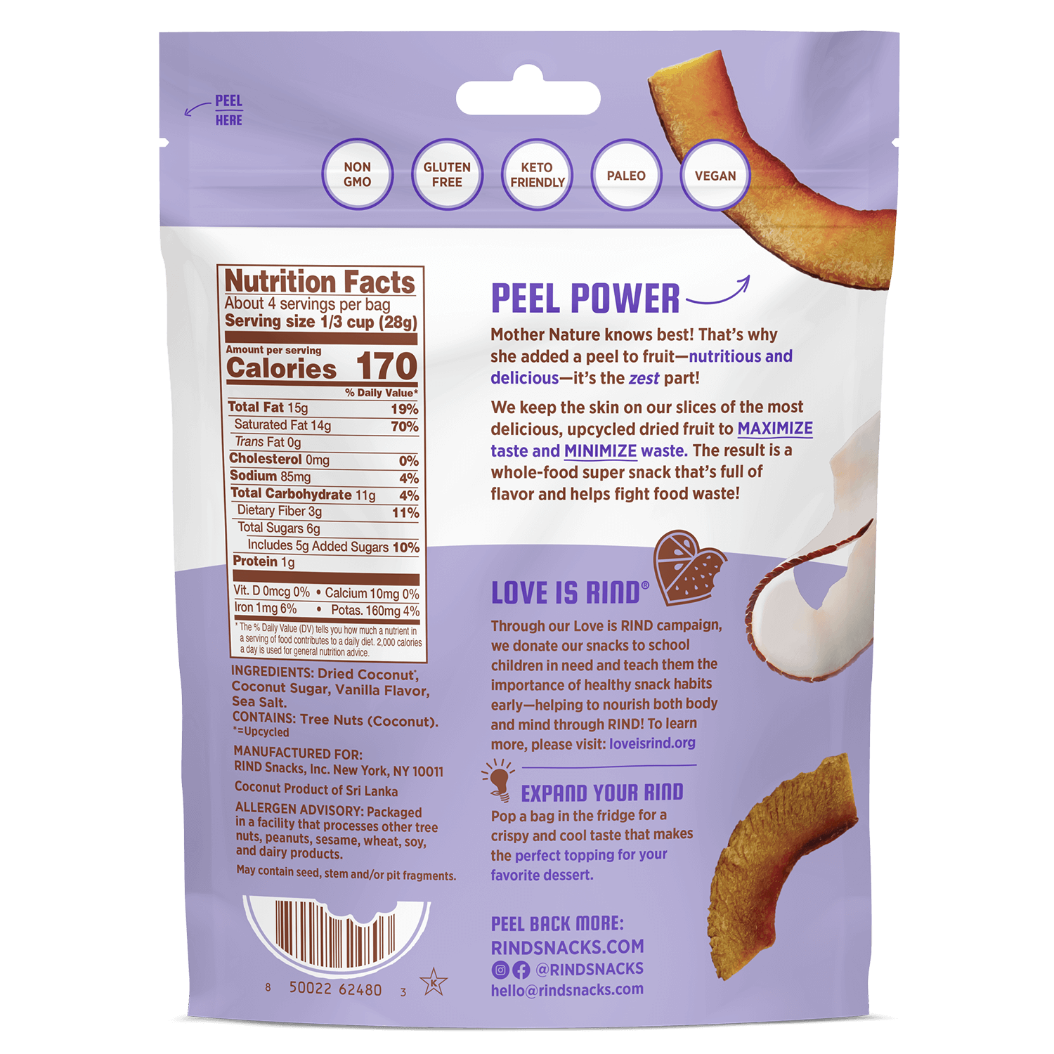 Toasted Vanilla Coconut Crisps