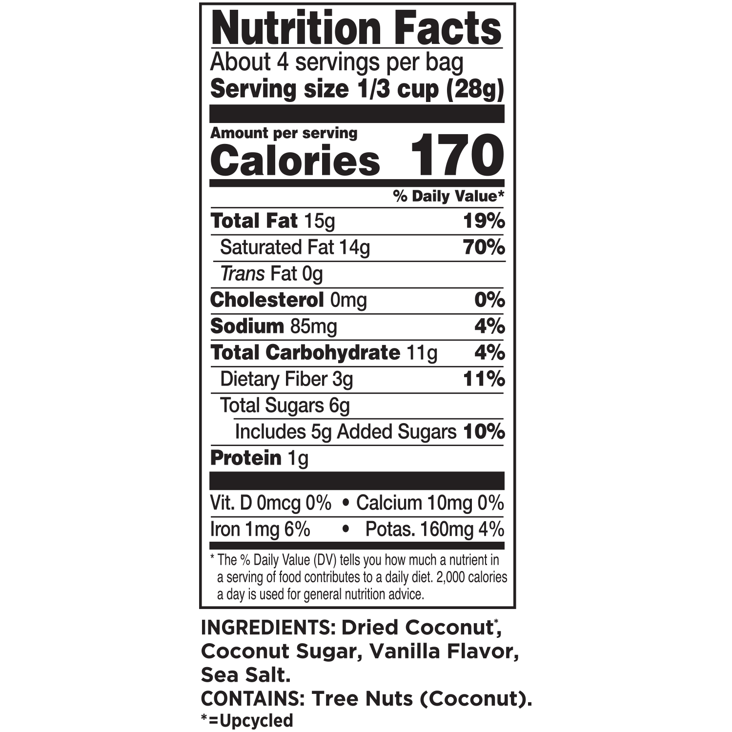 Toasted Vanilla Coconut Crisps