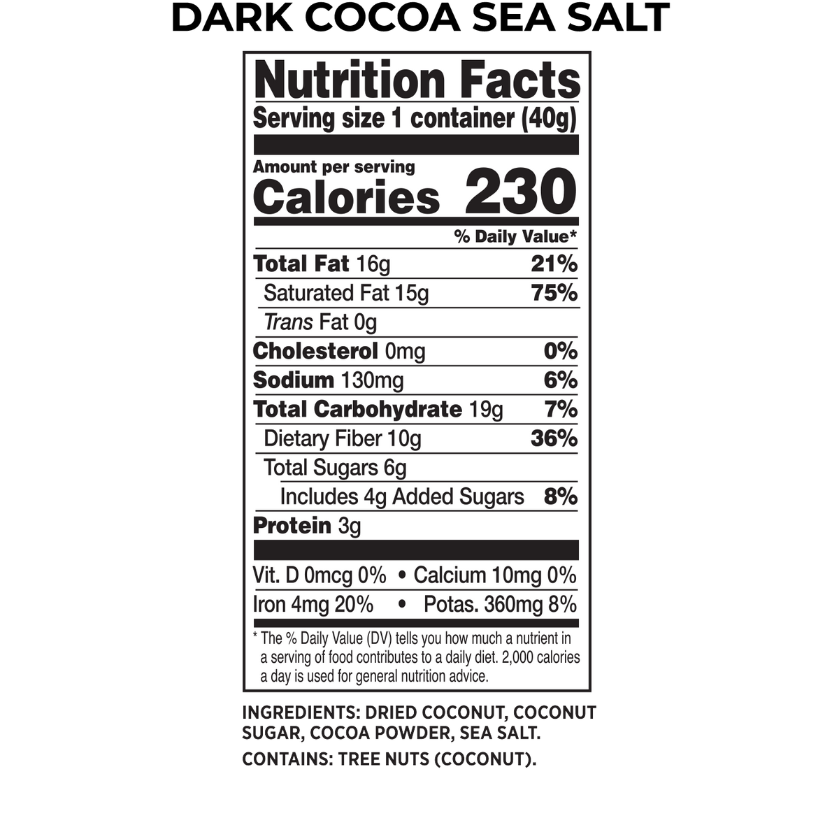 Snack Bag Coconut Variety Mix
